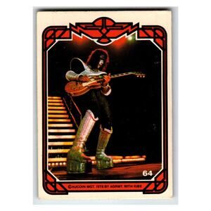 Donruss Kiss Ace Frehley 1978 #64 Vintage Music Card